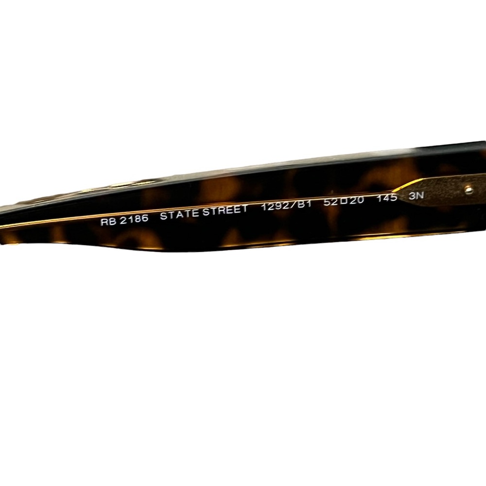 Ray-Ban Black Sunglasses ๐ค RB 2186 STATE STREET - Picture 6 of 10